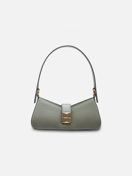 The Likka Signature Bow Bag – Olive Green | Luxe Shoulder Purse