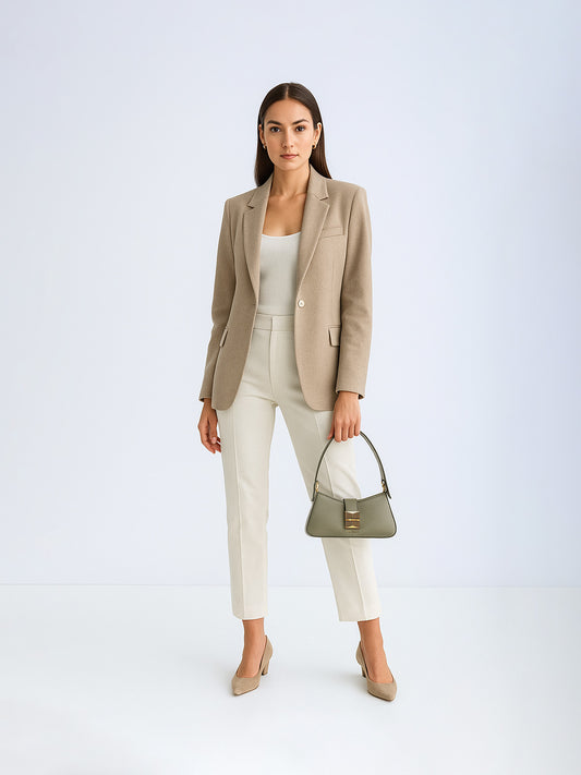 The Likka Signature Bow Bag – Olive Green | Luxe Shoulder Purse